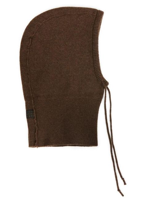 MM6 Maison Margiela fine-knit balaclava - Brown - zdjęcie produktu nr 1