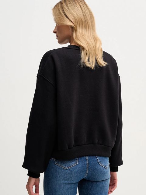 Tommy Hilfiger bluza damska kolor czarny z nadrukiem WW0WW47831 - zdjęcie produktu nr 2