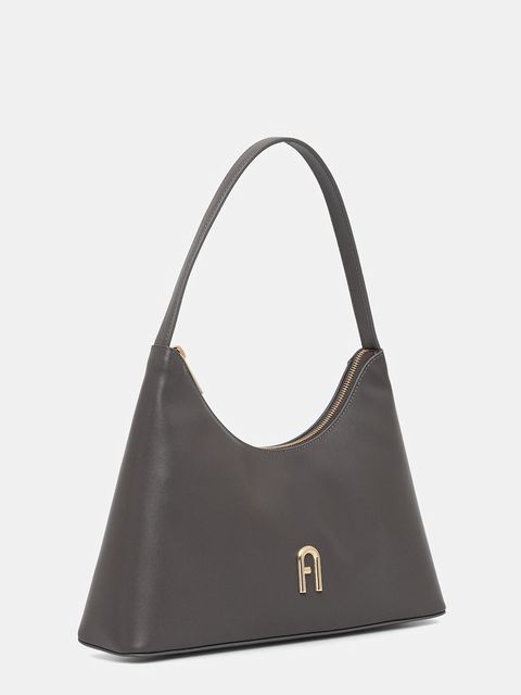 Furla torebka skórzana kolor szary WB00782.AX0733.4283S - zdjęcie produktu nr 2