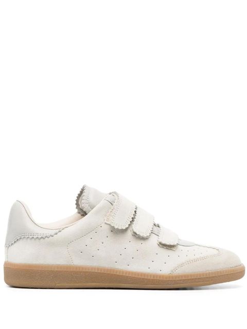 ISABEL MARANT Beth low-top leather sneakers - Neutrals - zdjęcie produktu nr 1