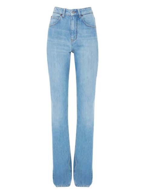Victoria Beckham Julia high-rise straight leg jeans - Blue - zdjęcie produktu nr 1