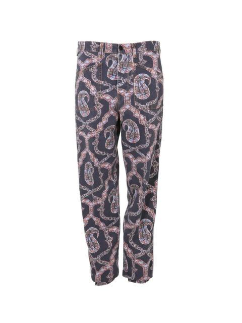 ETRO paisley-pattern trousers - Blue - zdjęcie produktu nr 1