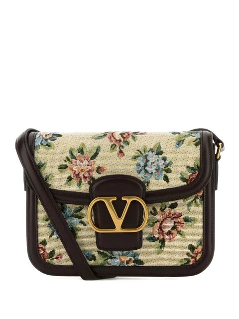 Valentino Garavani floral-pattern leather cross body bag - Neutrals - zdjęcie produktu nr 1