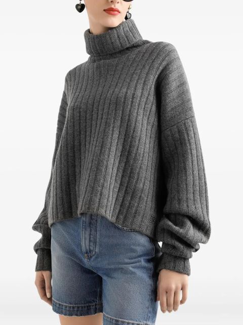 Dolce & Gabbana ribbed sweater - Grey