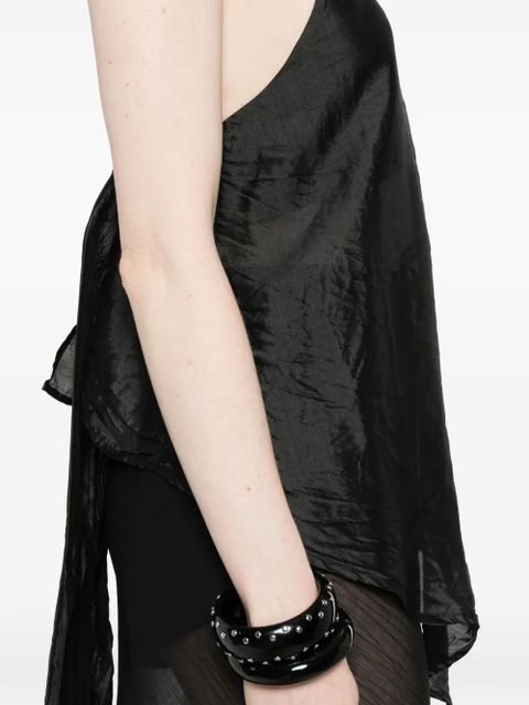 Gimaguas Belle tie-neck halter top - Black