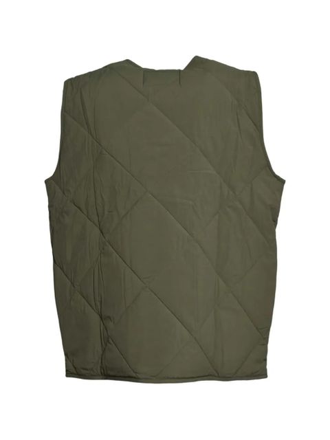 Barbour quilted buttoned gilet - Green - zdjęcie produktu nr 2