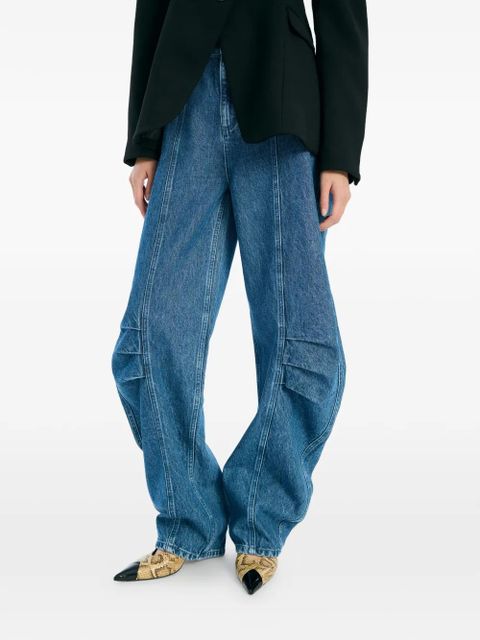 ROTATE BIRGER CHRISTENSEN denim cargo trousers - Blue