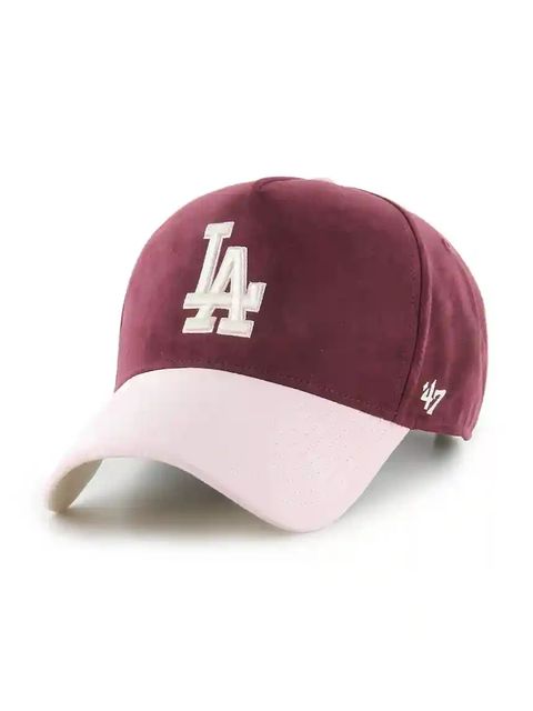 47 brand czapka z daszkiem MLB Los Angeles Dodgers kolor bordowy B-USMDT12USS-KM - zdjęcie produktu nr 1