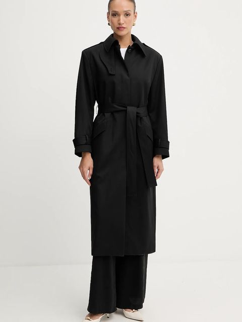 BOSS trencz wełniany Ciolet - zdjęcie produktu nr 1