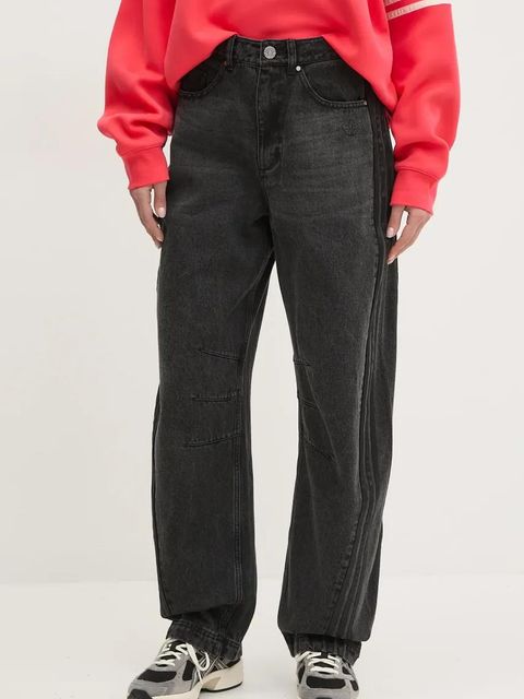 adidas Originals jeansy DENIM BN PANT damskie high waist JX9213 - zdjęcie produktu nr 1