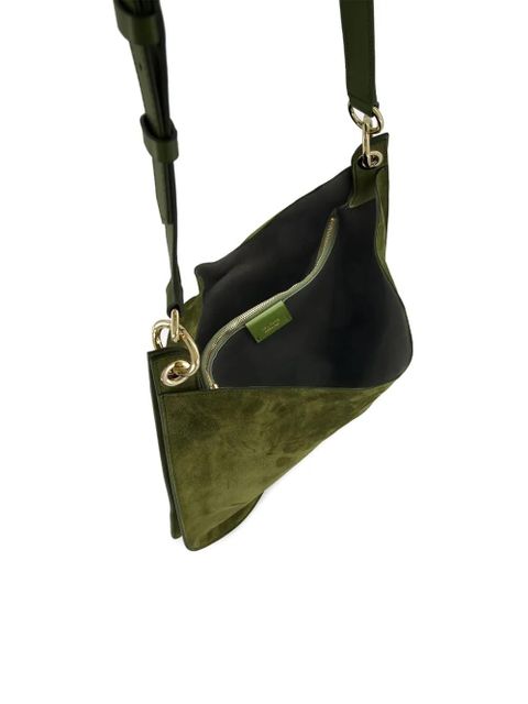 TOM FORD large Tara suede shoulder bag - Green