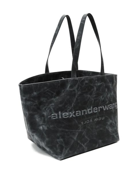 Alexander Wang Punch logo-embossed tote bag - Black