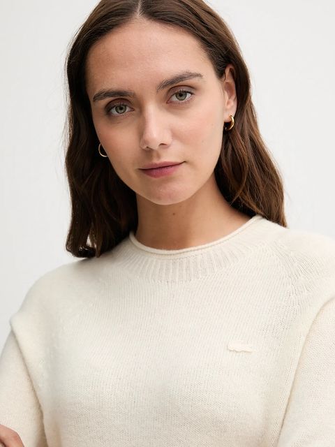 Lacoste sweter wełniany