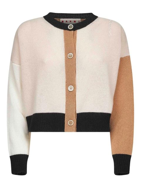 Marni colour-block cardigan - Neutrals - zdjęcie produktu nr 1