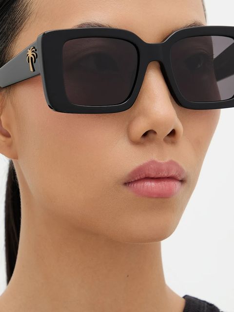 Palm Angels okulary przeciwsłoneczne kolor czarny PERI057_521007