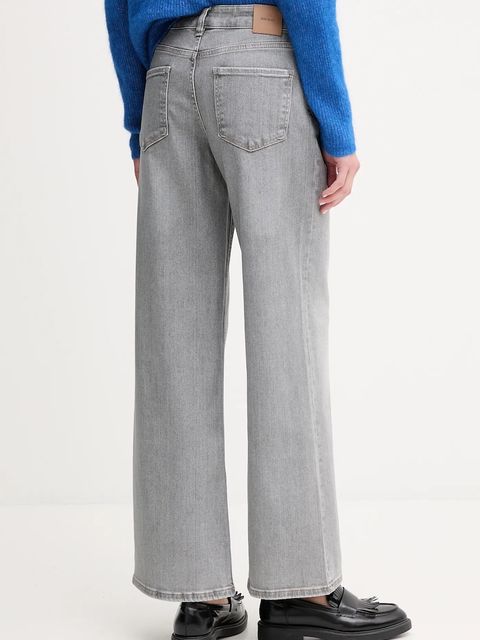 Mos Mosh jeansy DARA damskie kolor szary 167930
