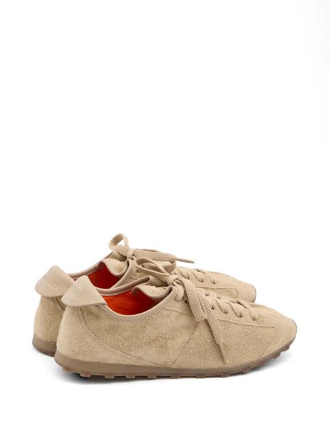 Jacquemus suede lace-up sneakers - Neutrals