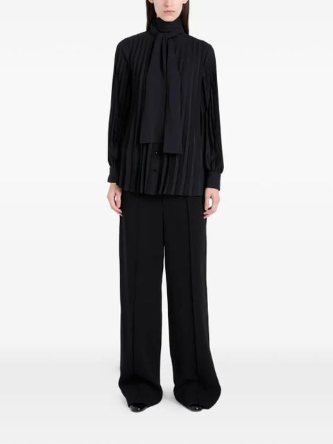 Proenza Schouler Soomin neck-tie blouse - Black - zdjęcie produktu nr 2