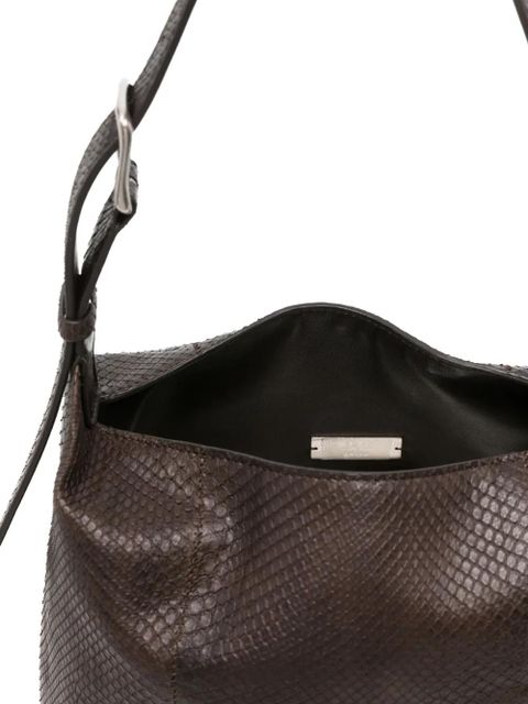 The Row leather tote bag - Brown