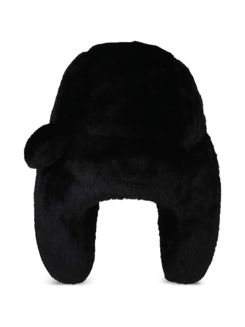 Ruslan Baginskiy ear-flap faux-fur hat - Black - zdjęcie produktu nr 2