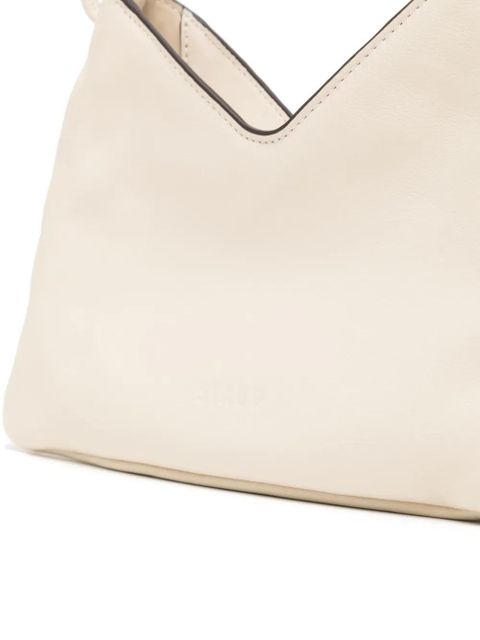 STAUD Valerie leather shoulder bag - White