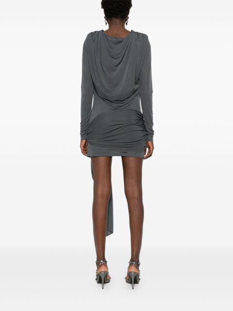 ROTATE BIRGER CHRISTENSEN Waterfall mini dress - Grey