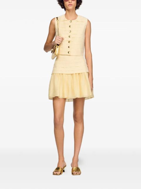 SANDRO Kinsley button waistcoat - Neutrals - zdjęcie produktu nr 2