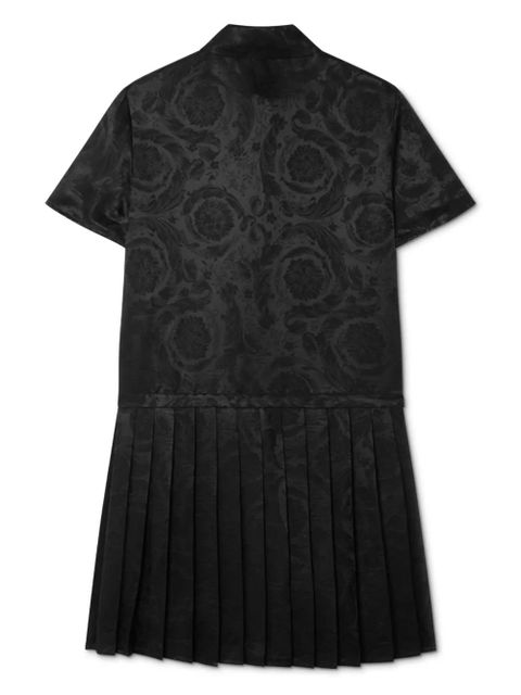 Versace Barocco Lavalli�re pleated mini dress - Black - zdjęcie produktu nr 2