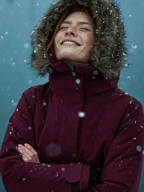 Didriksons kurtka ERNA kolor bordowy zimowa 505853