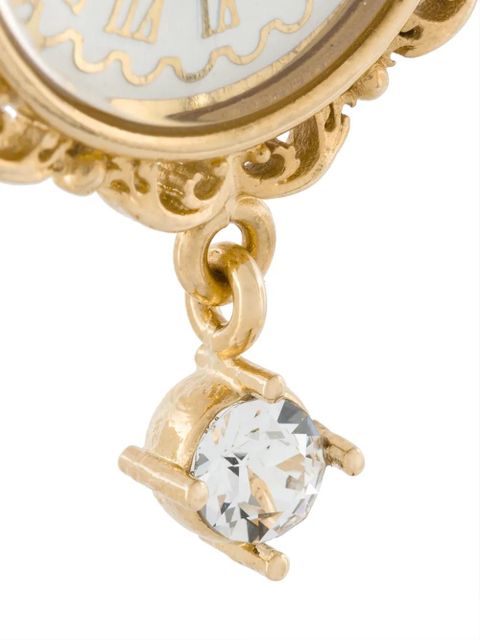 Dolce & Gabbana clock clip-on earrings - Metallic