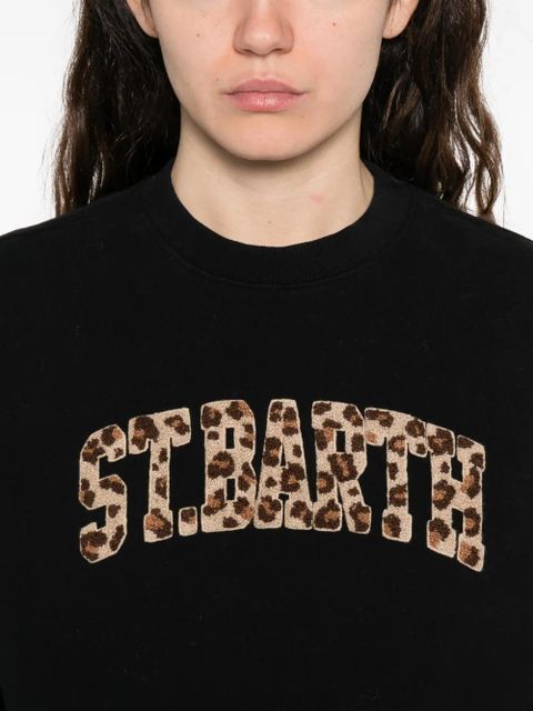 MC2 Saint Barth animal-print sweatshirt - Black