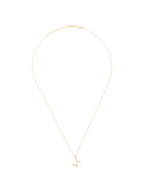 Missoma mini Curly Molten initial necklace - Gold - zdjęcie produktu nr 1
