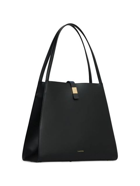 Lanvin leather shoulder bag - Black - zdjęcie produktu nr 1