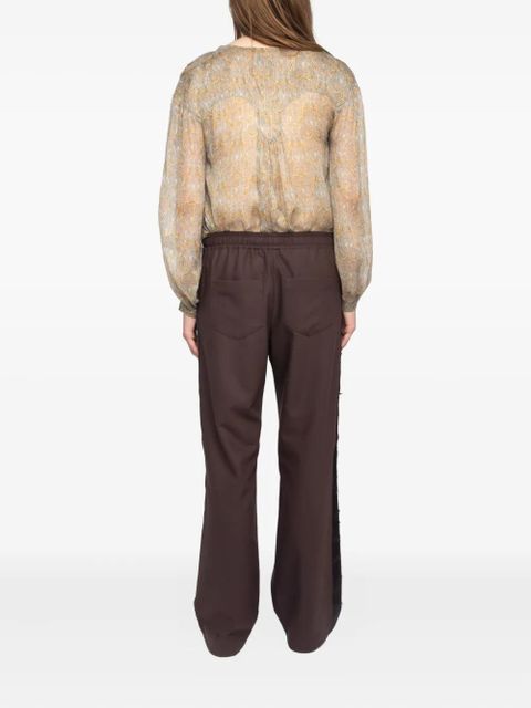 Zadig&Voltaire Evy drawstring trousers - Brown