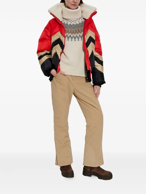 BOGNER Ingrid patterned turtleneck sweater - Neutrals