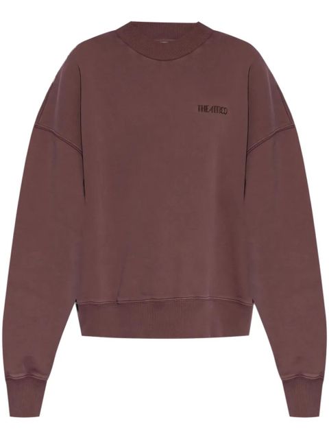 The Attico logo-embroidered sweatshirt - Brown - zdjęcie produktu nr 1