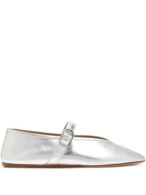 Le Monde Beryl Stella metallic-finish ballet flats - Silver - zdjęcie produktu nr 1
