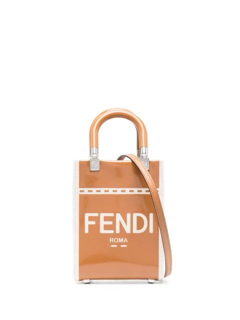 FENDI mini Sunshine tote bag - Brown - zdjęcie produktu nr 1