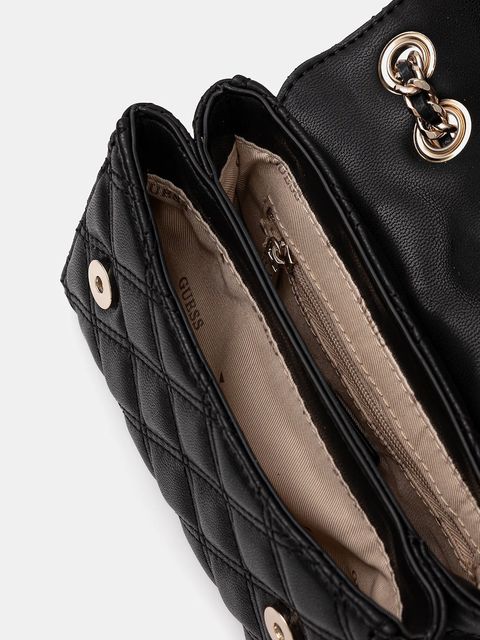 Guess torebka GIULLY kolor czarny HWQG96 73740