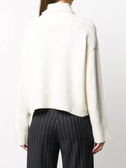 LouLou de Saison roll neck jumper - White