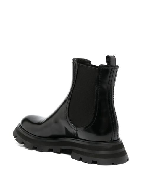 Alexander McQueen Wander Chelsea leather boots - Black