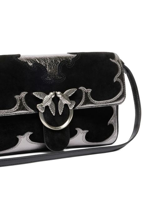 PINKO logo crossbody bag - Black