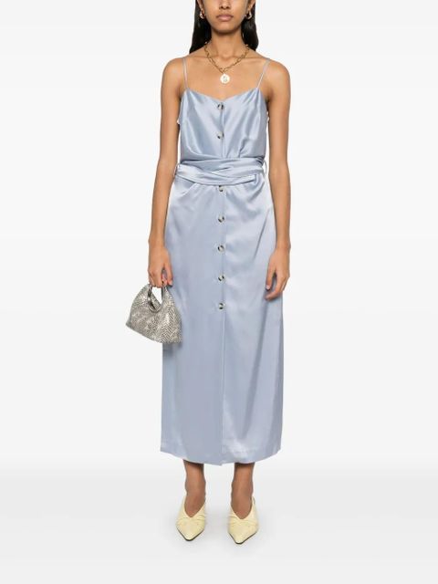 Nanushka Sayan midi dress - Blue