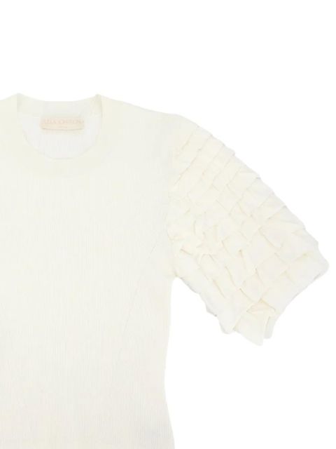 Ulla Johnson Kassia puff-sleeve T-shirt - Neutrals - zdjęcie produktu nr 2