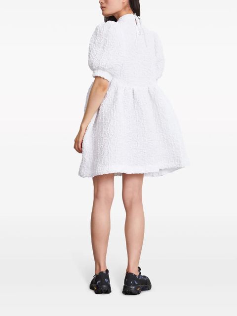 Cecilie Bahnsen Uma smocked minidress - White