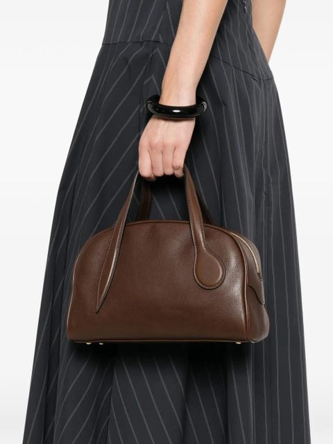 Liffner mini bowling smooth leather tote bag - Brown - zdjęcie produktu nr 2