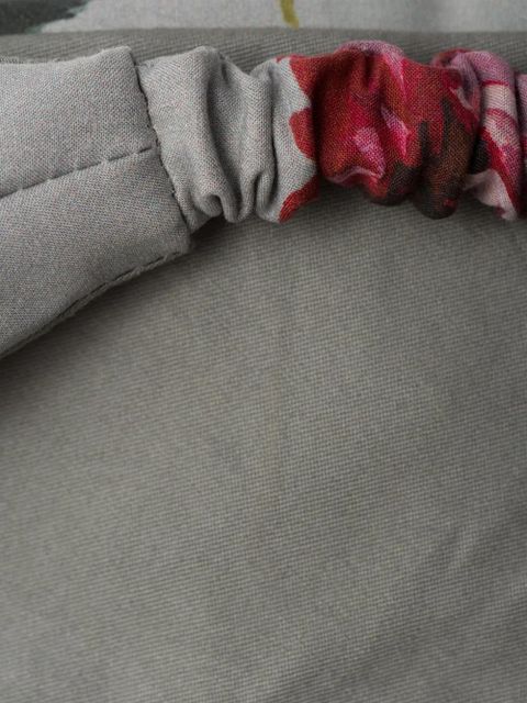 Prada floral-print headband - Grey