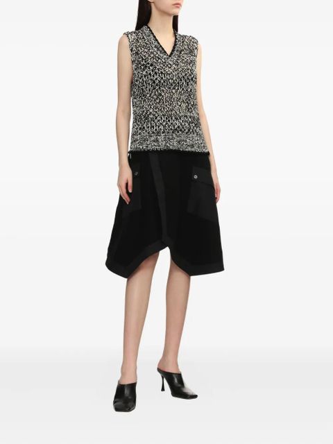 3.1 Phillip Lim asymmetric-design midi skirt - Black