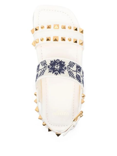 Valentino Garavani Rockstud sandals - Neutrals