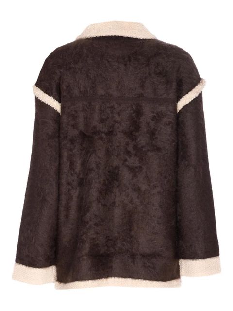 Guest In Residence contrast-trim jacket - Brown - zdjęcie produktu nr 2